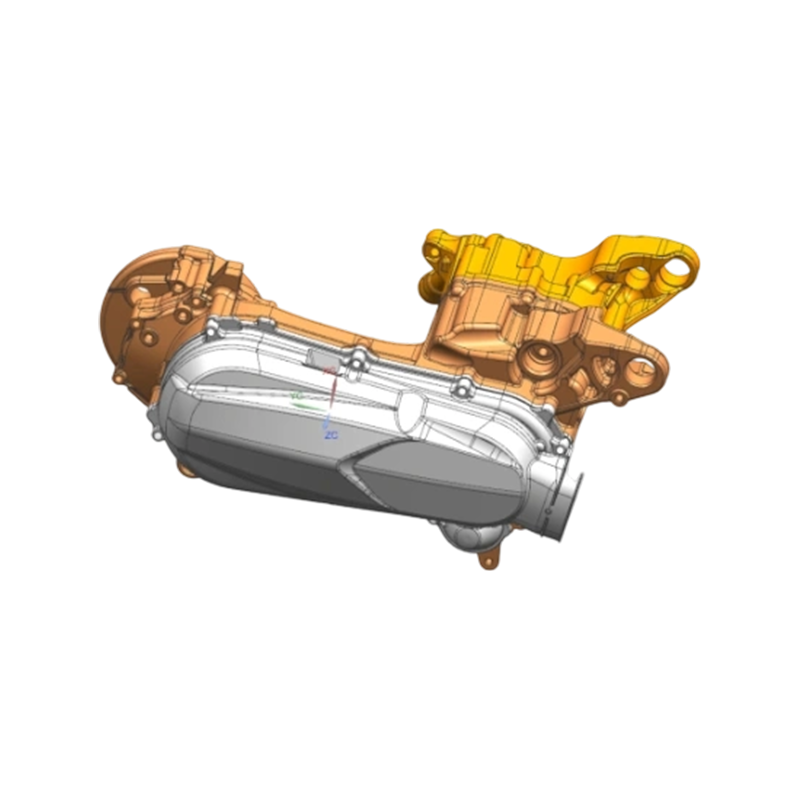 एल्यूमिनियम डाई कास्टिंग मोटरसाइकिल भाग बॉक्स घटक